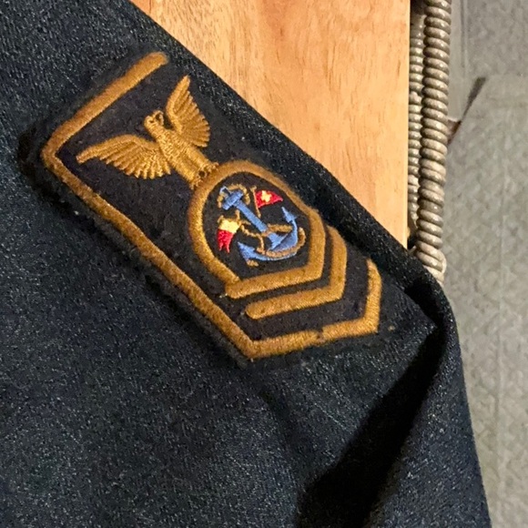 Lauren Jeans Co soft denim military style jacket - Picture 8 of 9